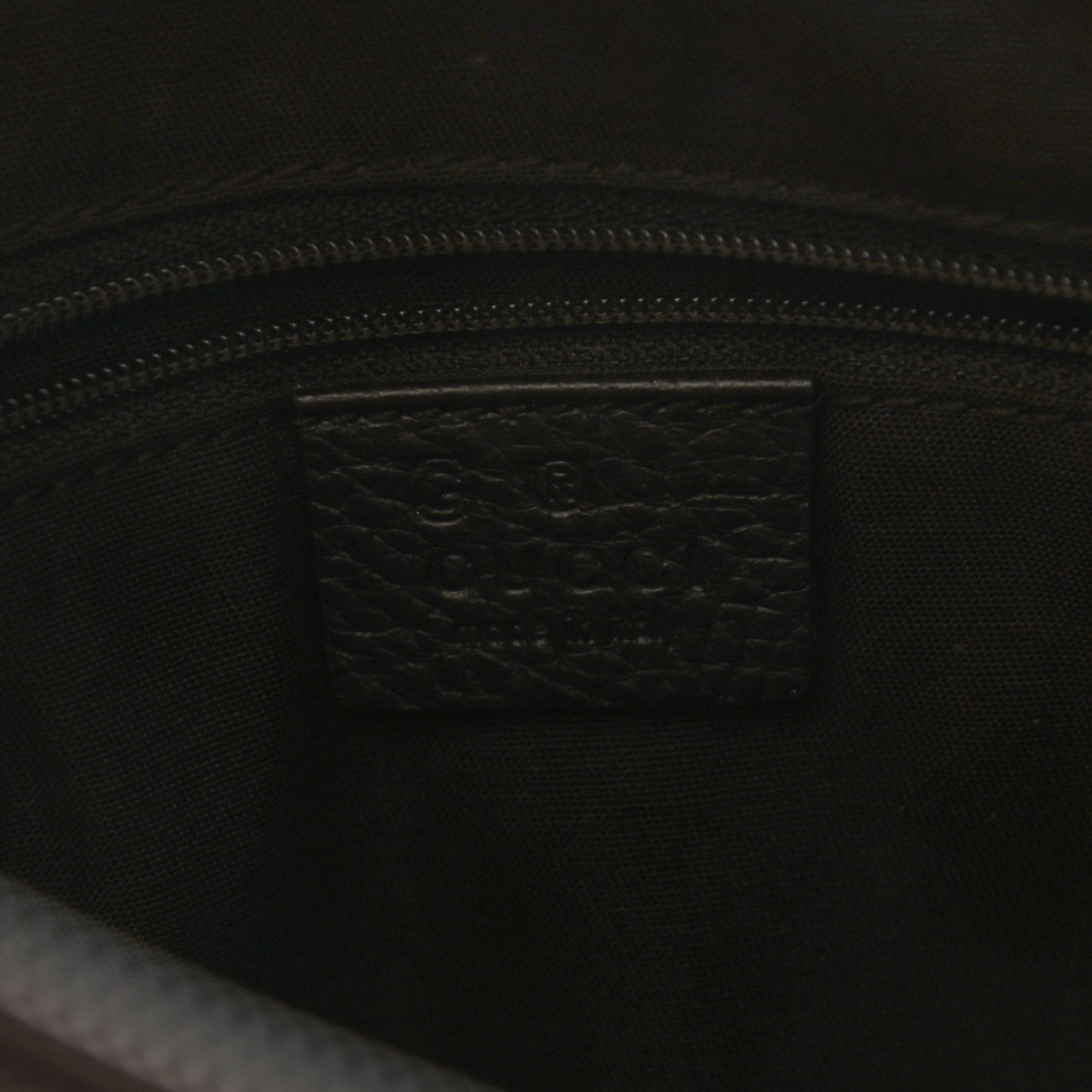 Crystal Monogram Medium Abbey Pocket Hobo Tote Dark Brown