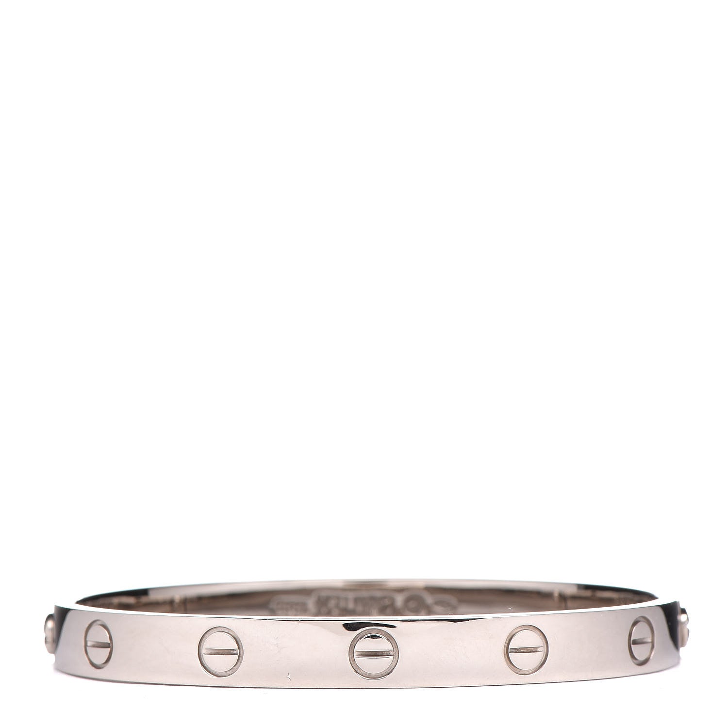 Cartier 18K White Gold LOVE Bracelet 16 3 of 8