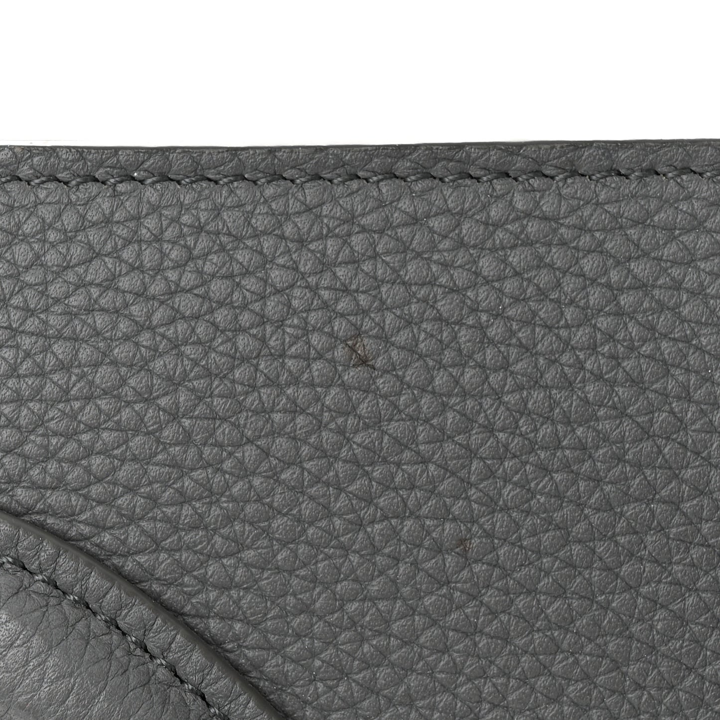 Drummed Calfskin Mini Luggage Kohl