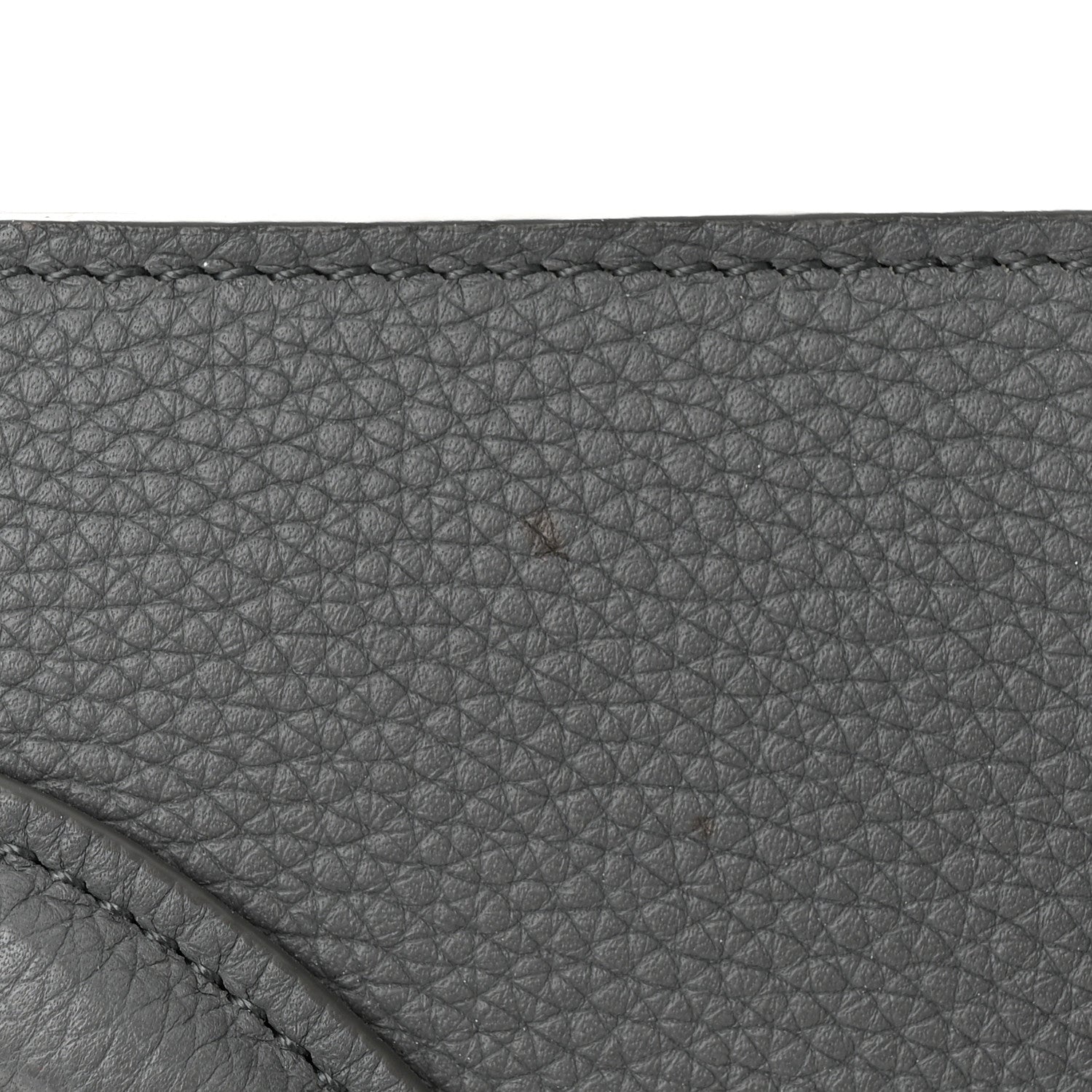 Celine Drummed Calfskin Mini Luggage Kohl 11 of 12