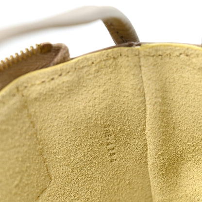 Celine Smooth Lambskin Trio Flap Crossbody Bag Safari 8 of 12