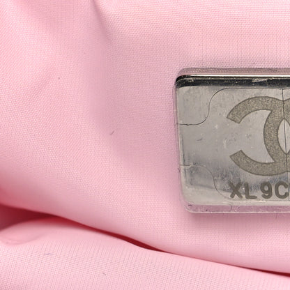 Chanel Nylon Coco Beach Backpack Pink Black 7 of 10