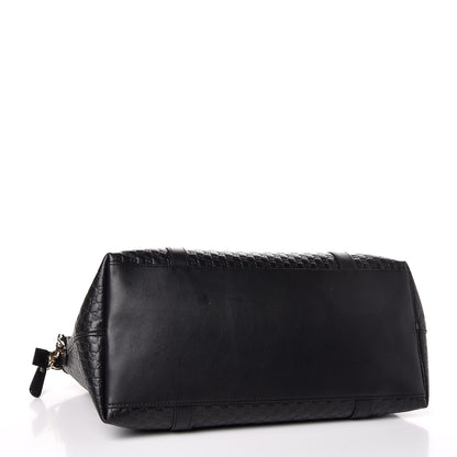 Gucci Soft Microguccissima Large Dome Satchel Black 5 of 15