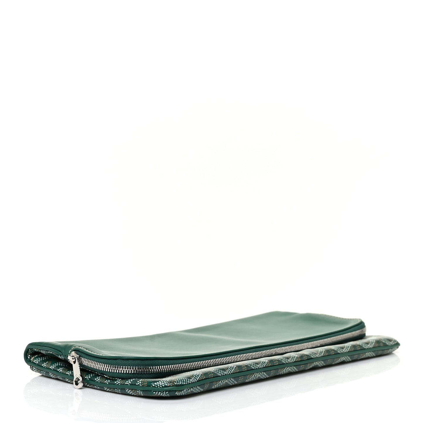 Goyardine Sainte Marie Soft Clutch Green
