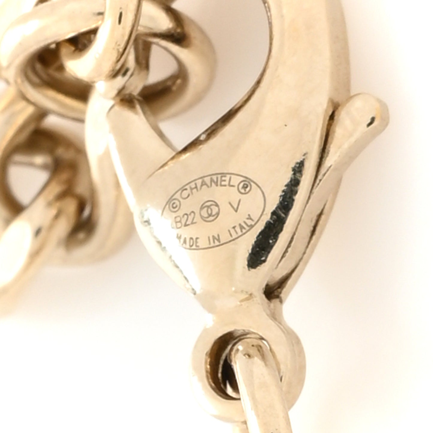 Crystal CC Chain Bracelet Gold Silver