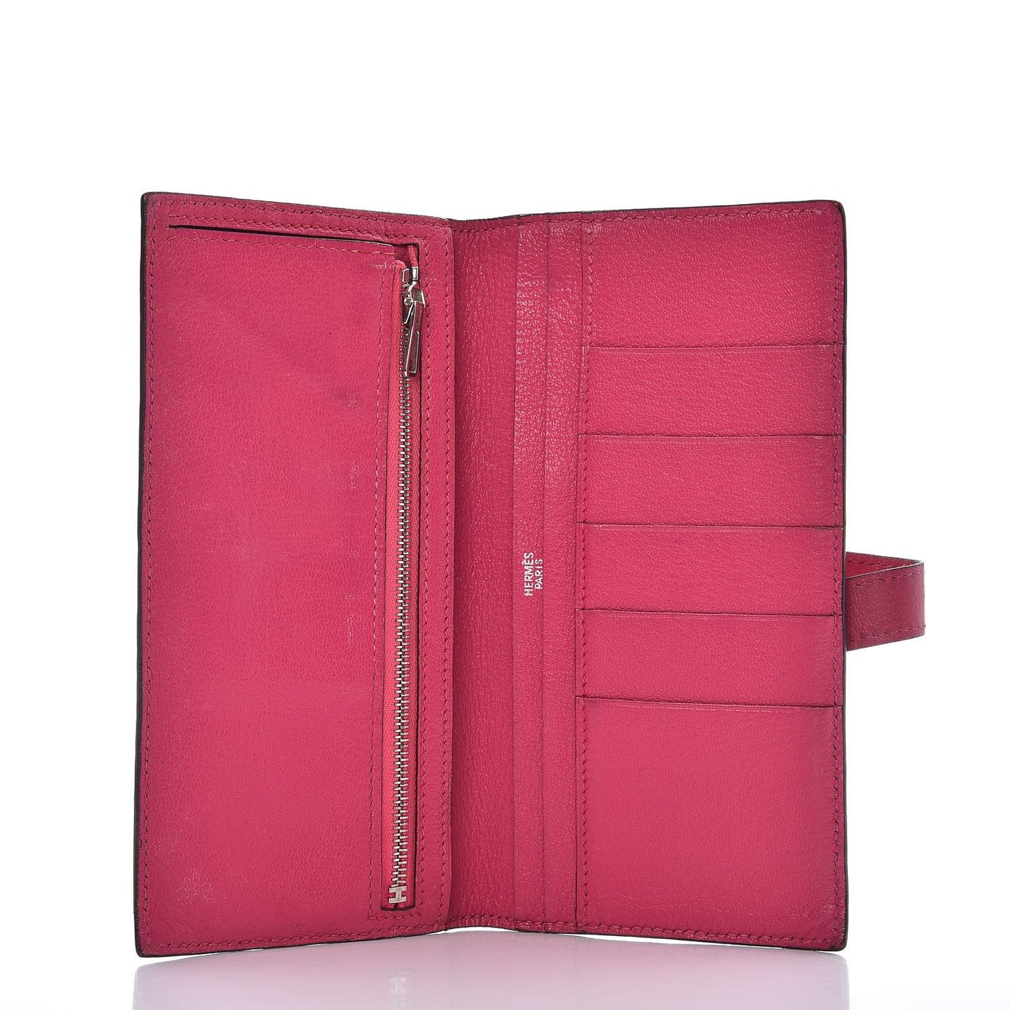 Chevre Mysore Bearn Wallet Rose Shocking