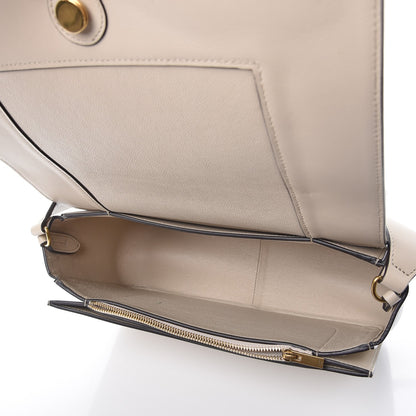 Celine Shiny Smooth Calfskin Medium Frame Shoulder Bag Grege Storm 5 of 10