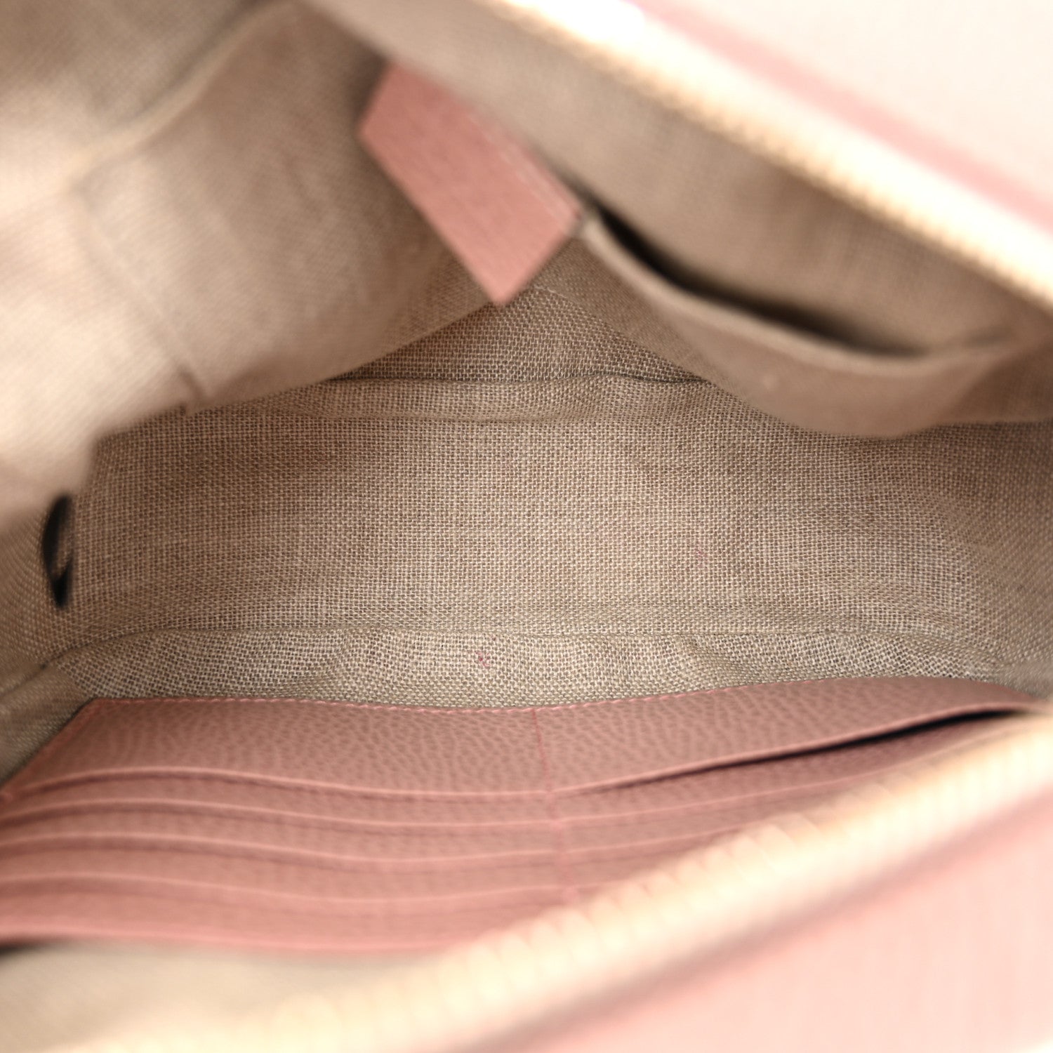 Gucci Monogram Mini Bree Messenger Bag Beige Soft Pink 5 of 10