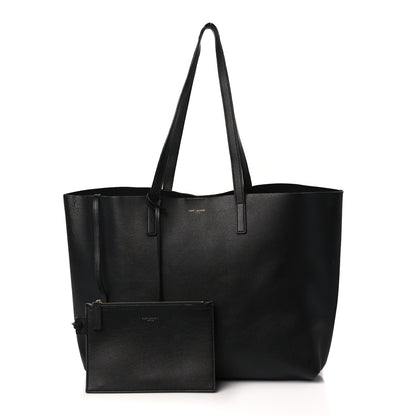 Saint Laurent Calfskin Large Shopping Tote Black 1 of 7