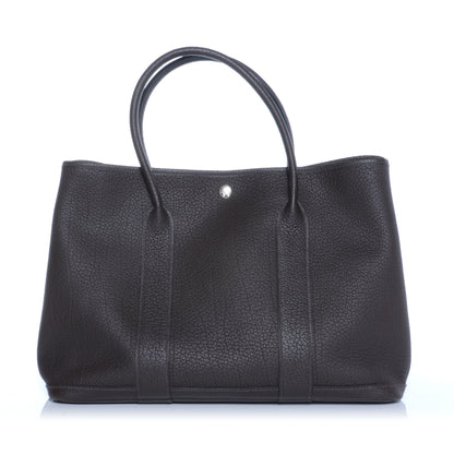 Hermes Fjord Garden Party Tote 36 MM Marron Fonce 1 of 7