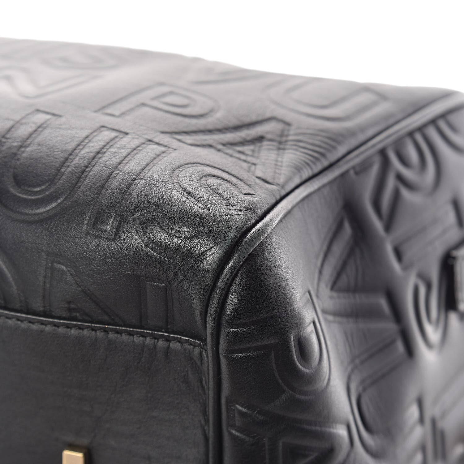 Louis Vuitton Calfskin Embossed Speedy Cube 30 Black 13 of 14