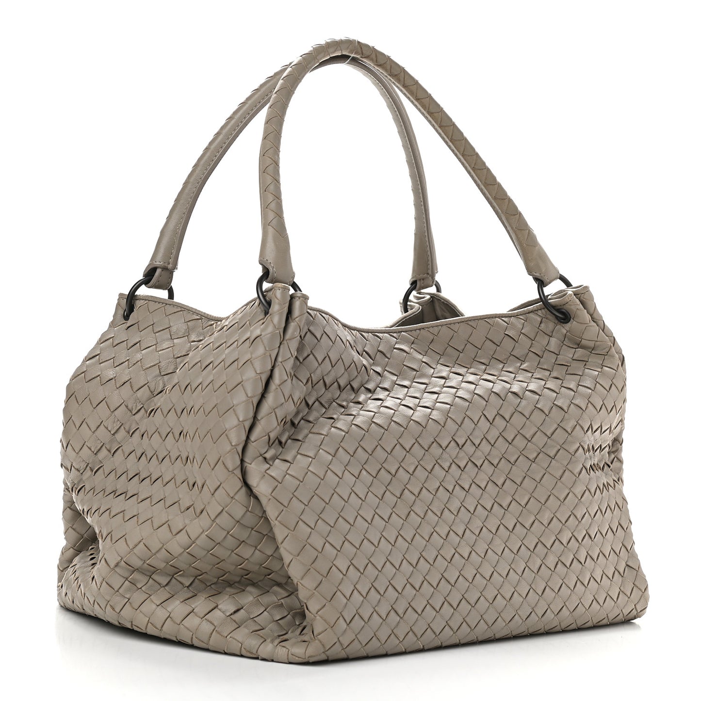 Nappa Intrecciato Parachute Bag Mink