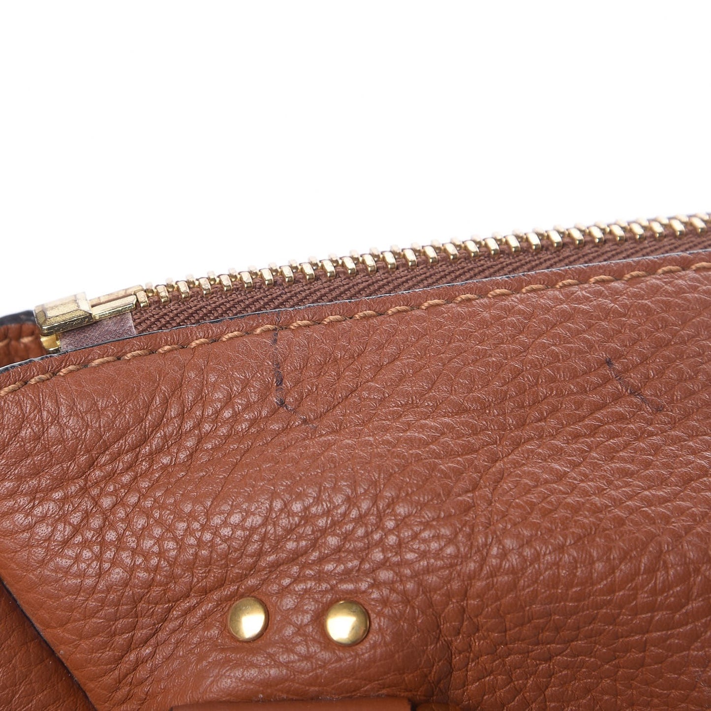 Calfskin Medium Marcie Satchel Tan