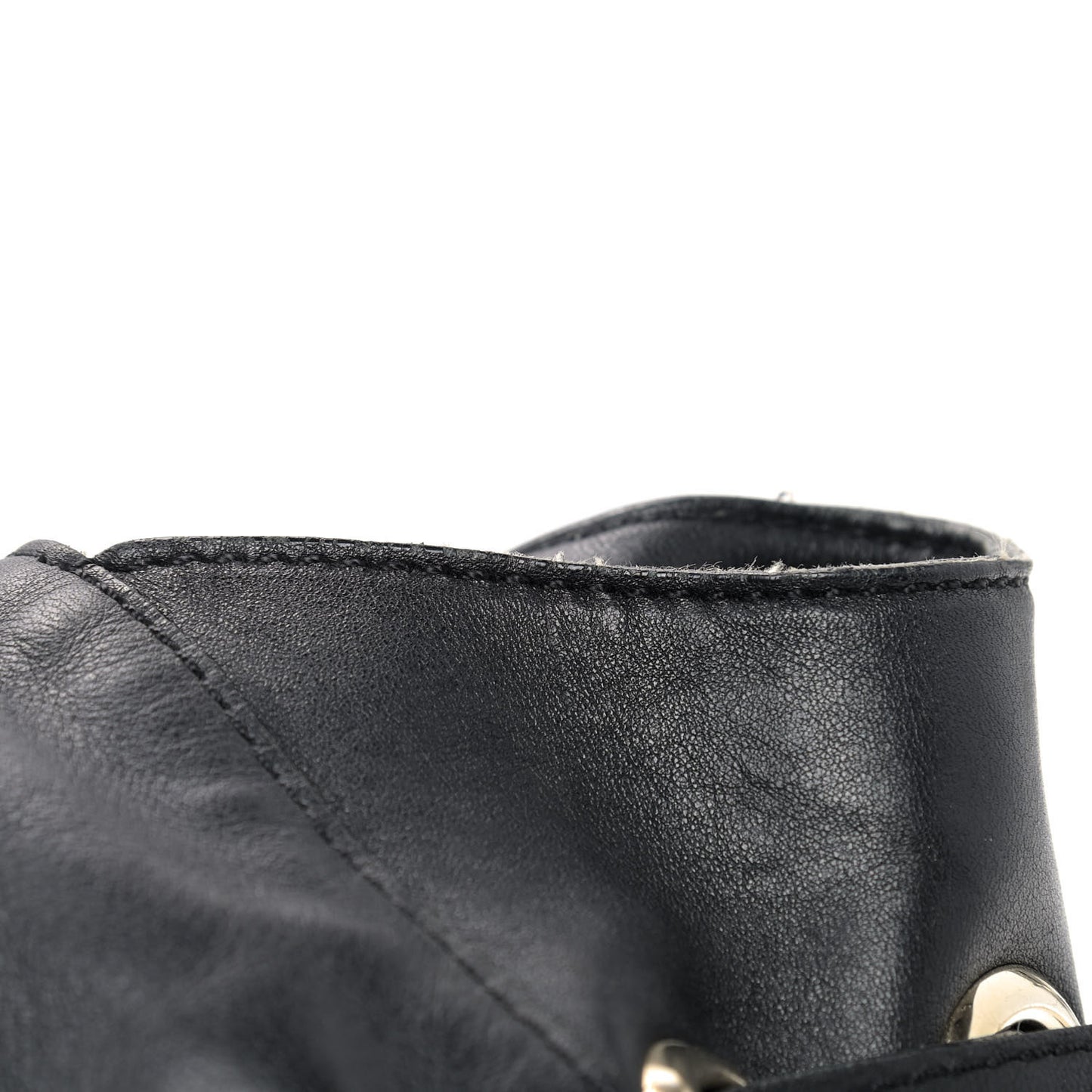 Supple Calfskin Large Radiant Hobo Black