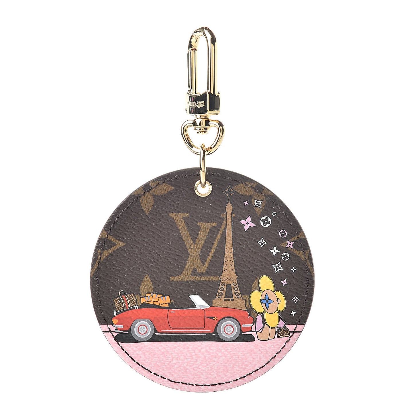 Monogram 2019 Christmas Animation Paris Bag Charm Key Ring