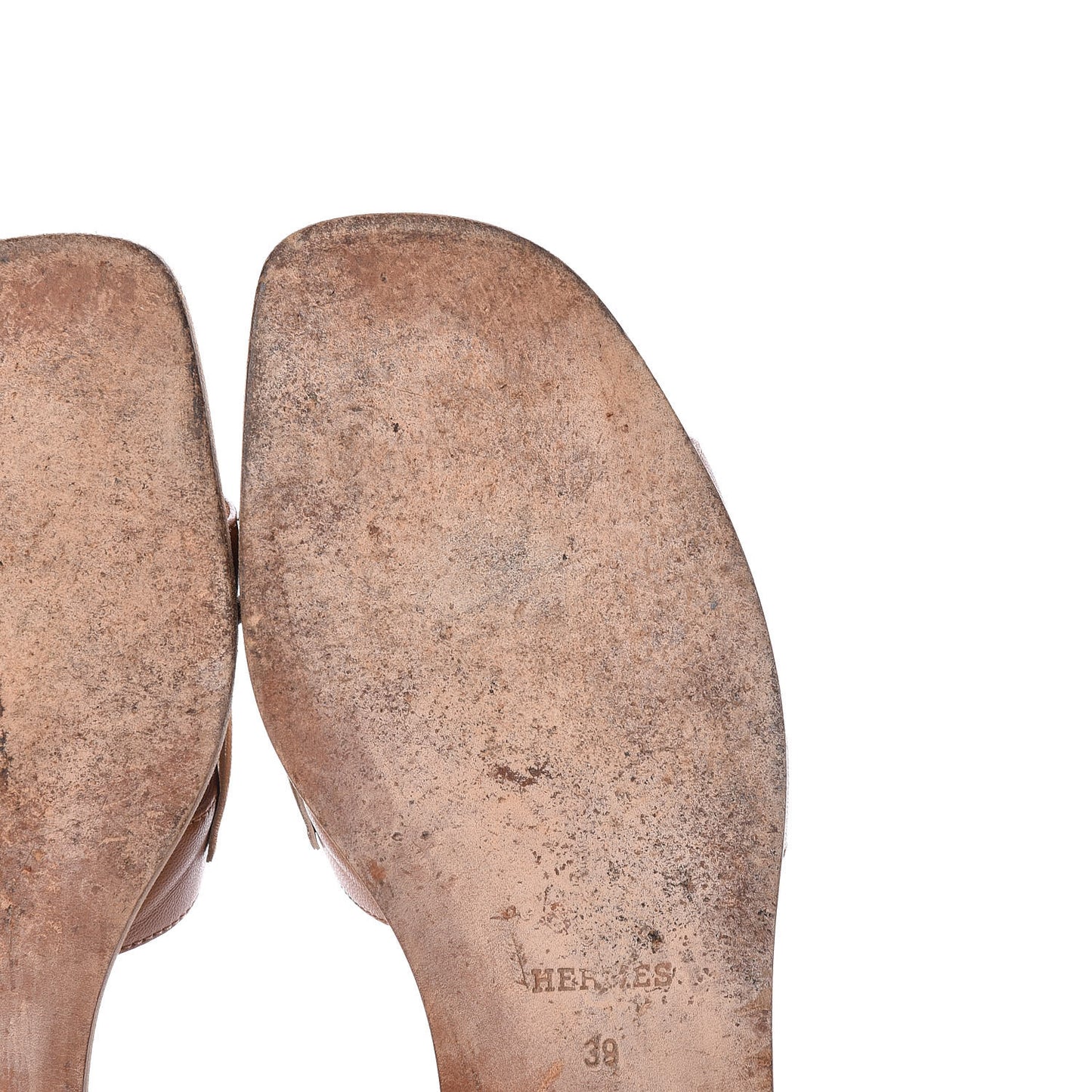 Laminated Nappa Calfskin Oran Sandals 39 Gold