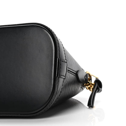 Louis Vuitton Epi Alma Mini Black 9 of 10