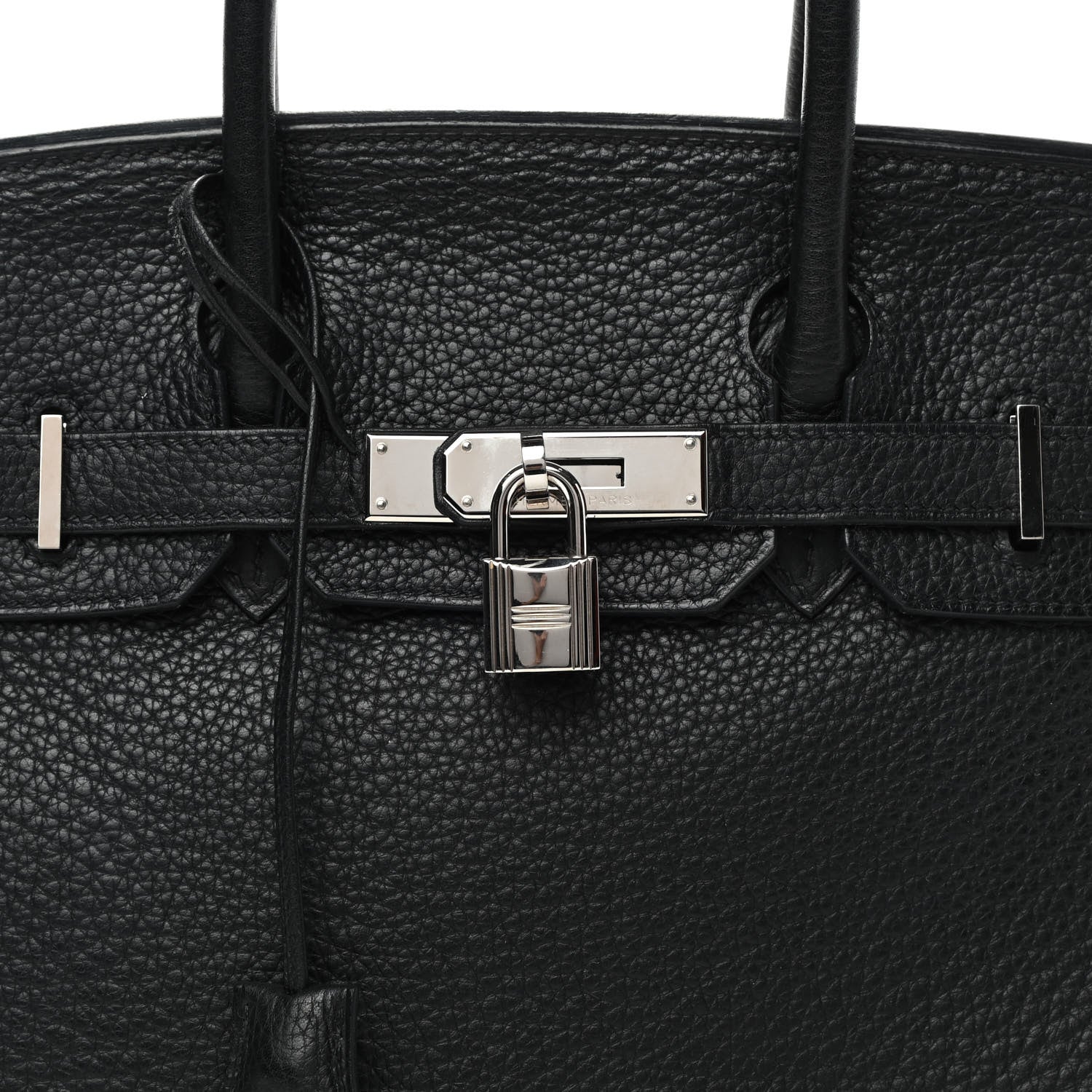 Hermes Taurillon Clemence Birkin 30 Black 7 of 12