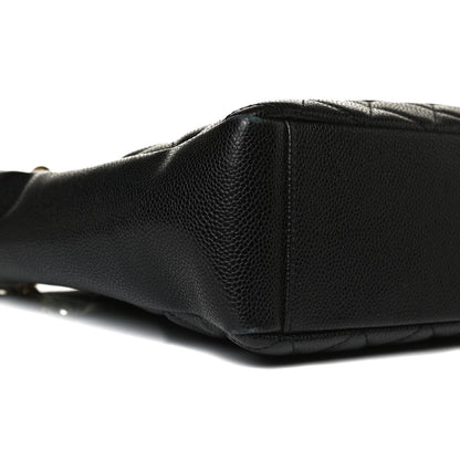 Chanel Caviar Quilted Petit Shopping Tote PST Black 9 of 15