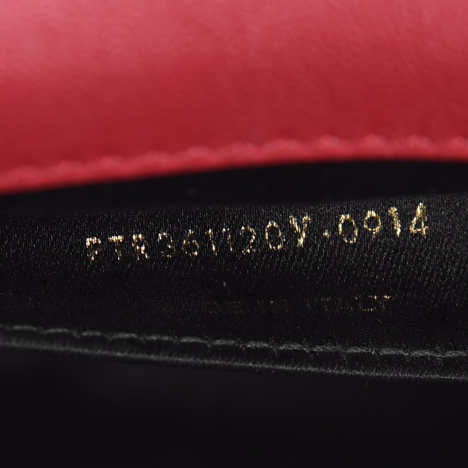 Saint Laurent Calfskin Monogram Large Belle De Jour Clutch Red 9 of 11