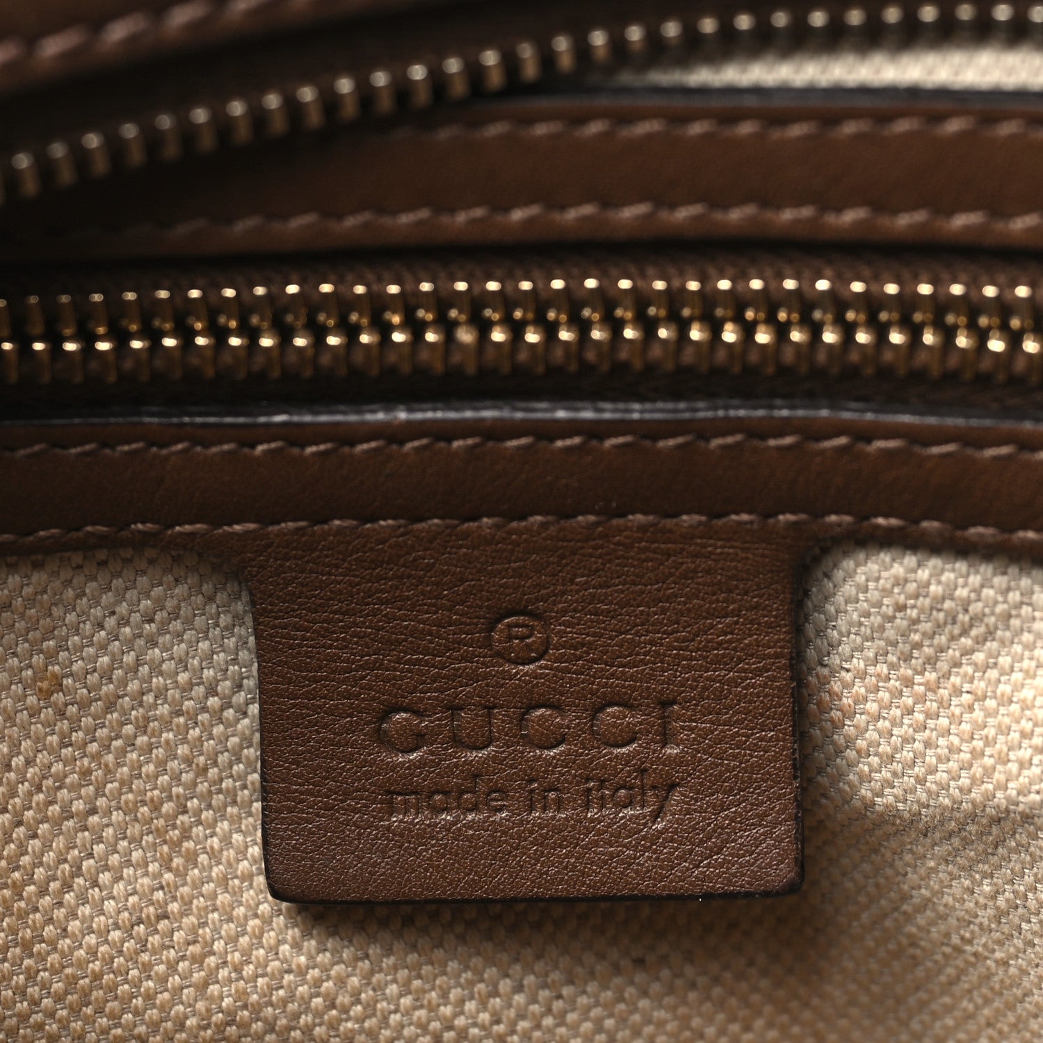Gucci GG Supreme Monogram Margaux Calfskin Medium Nice Hobo Beige Ebony Acero 6 of 12