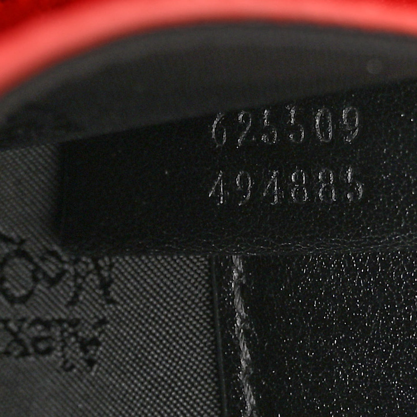 Canvas Jacquard Print Graffiti Tote Black Lust Red