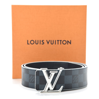 Louis Vuitton Damier Cobalt 40mm LV Initiales Belt 85 34 8 of 8