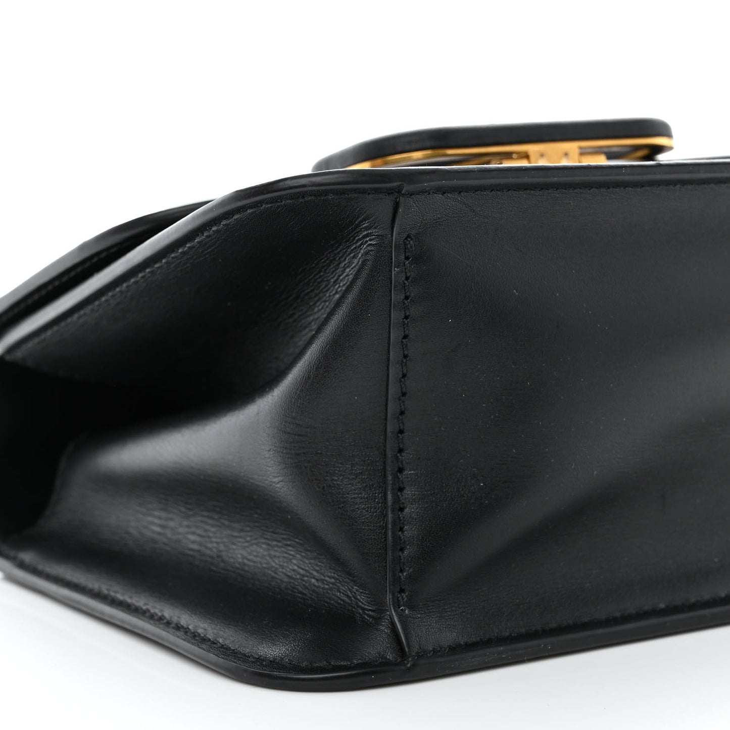 Smooth Calfskin Small VSling Shoulder Bag Black