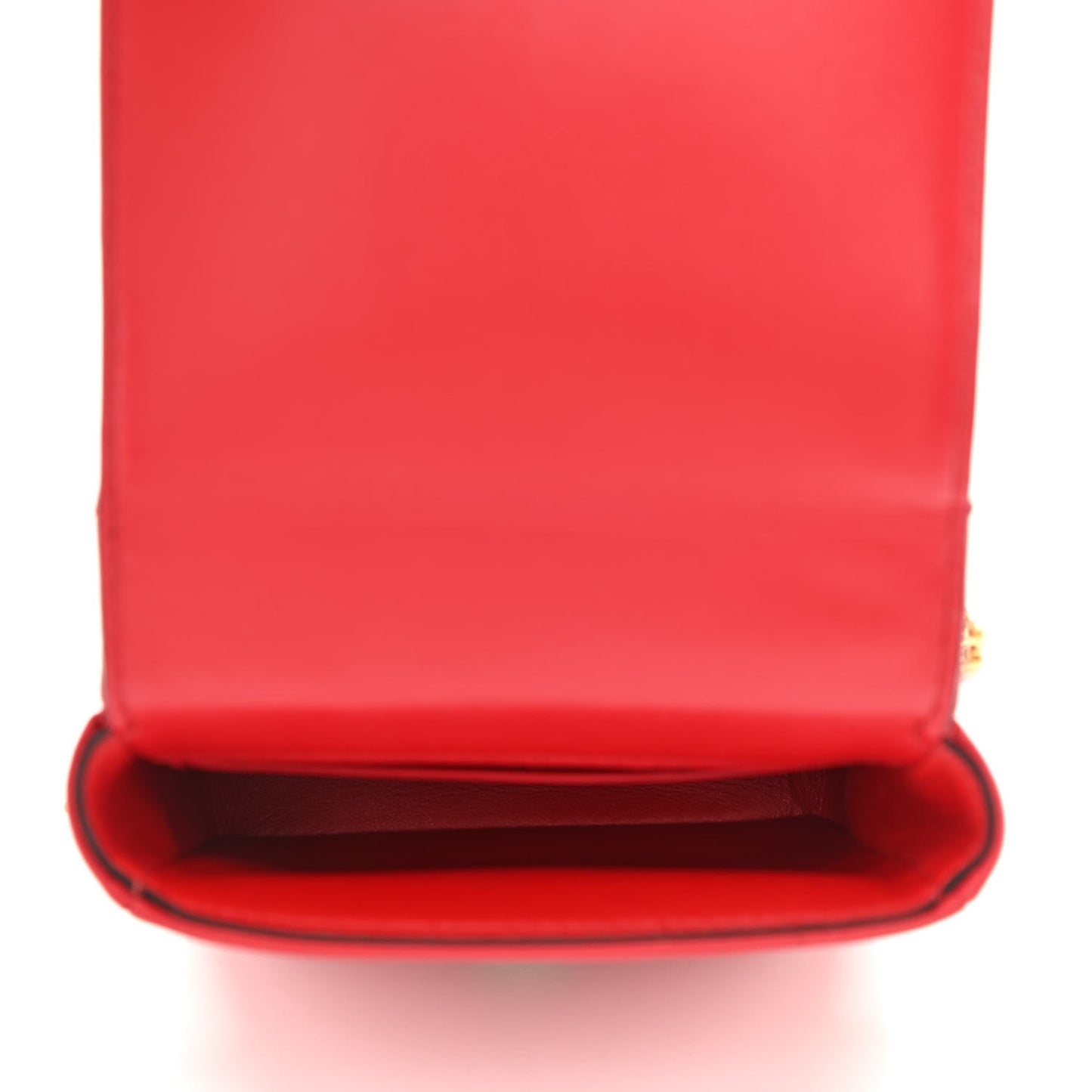 Nappa Mini Roman Stud Chain Bag Rouge Pur