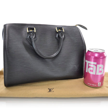 Louis Vuitton Epi Speedy 25 Black 2 of 7