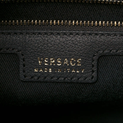 Versace Calfskin La Medusa Medium Hobo Crossbody Black 6 of 10
