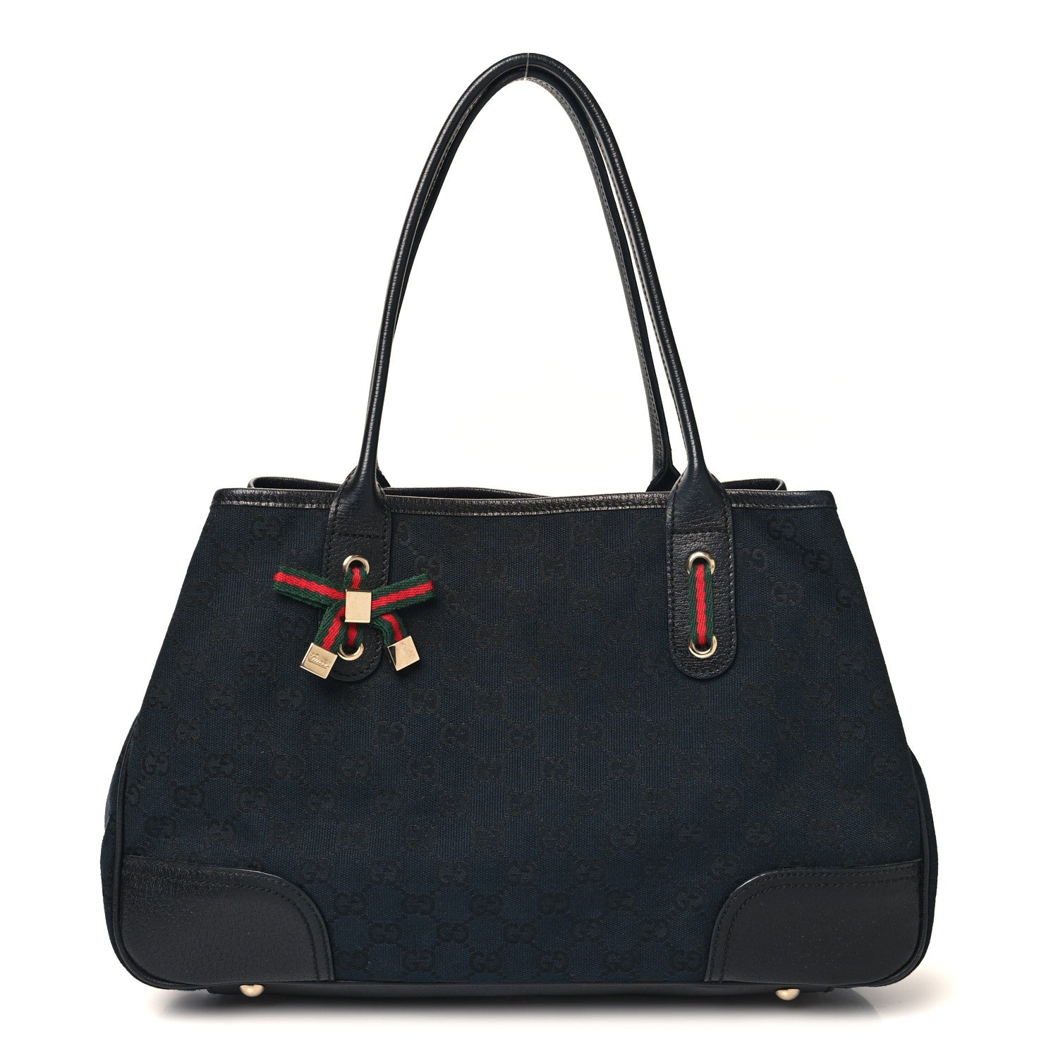 Gucci Monogram Medium Princy Tote Black 1 of 10