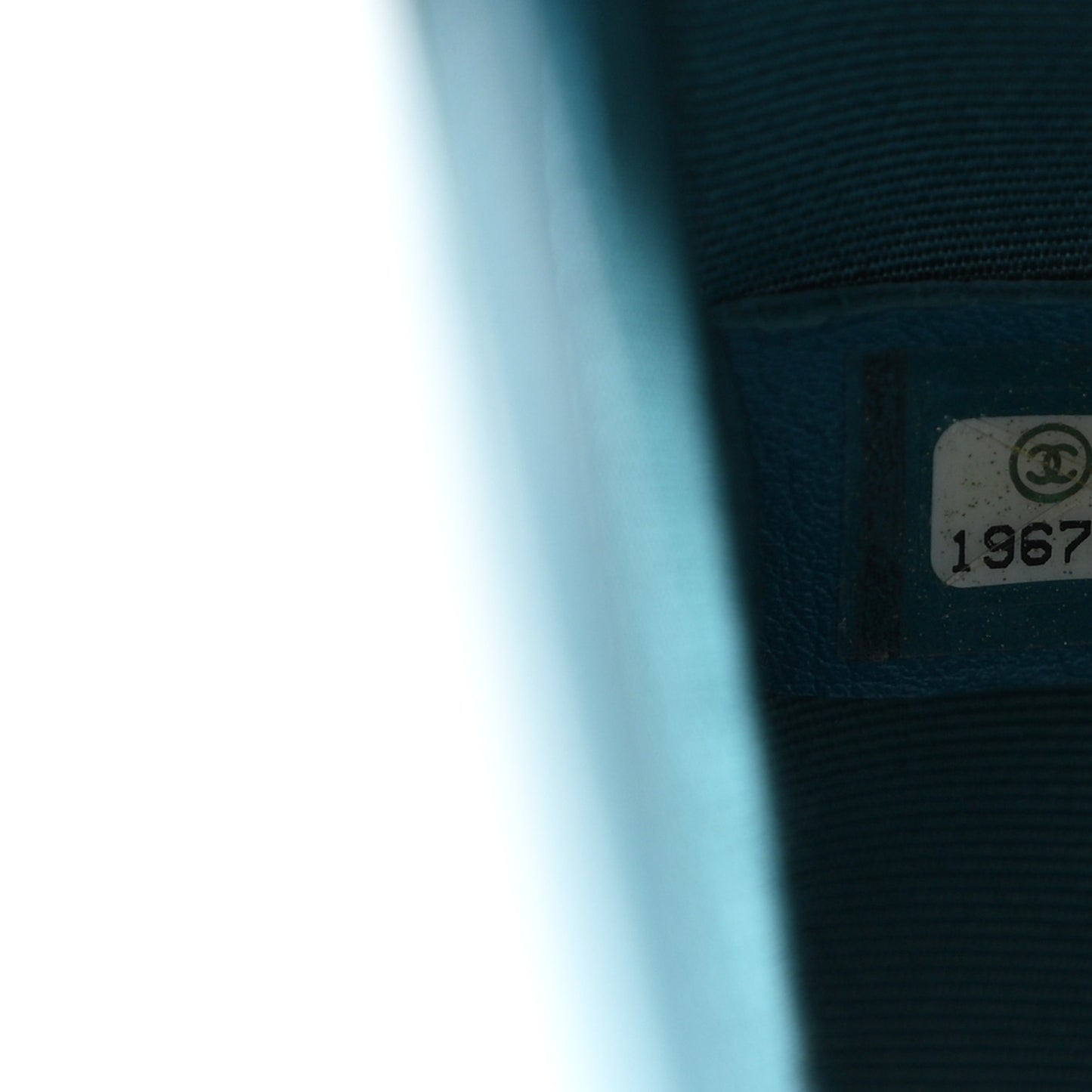Lambskin Quilted Small Boy Flap Dark Turquoise