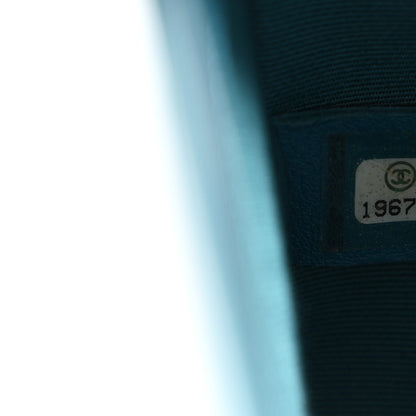 Chanel Lambskin Quilted Small Boy Flap Dark Turquoise 6 of 9