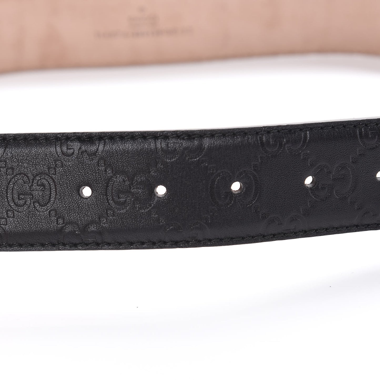 Guccissima Interlocking G 40mm Belt 80 32 Black