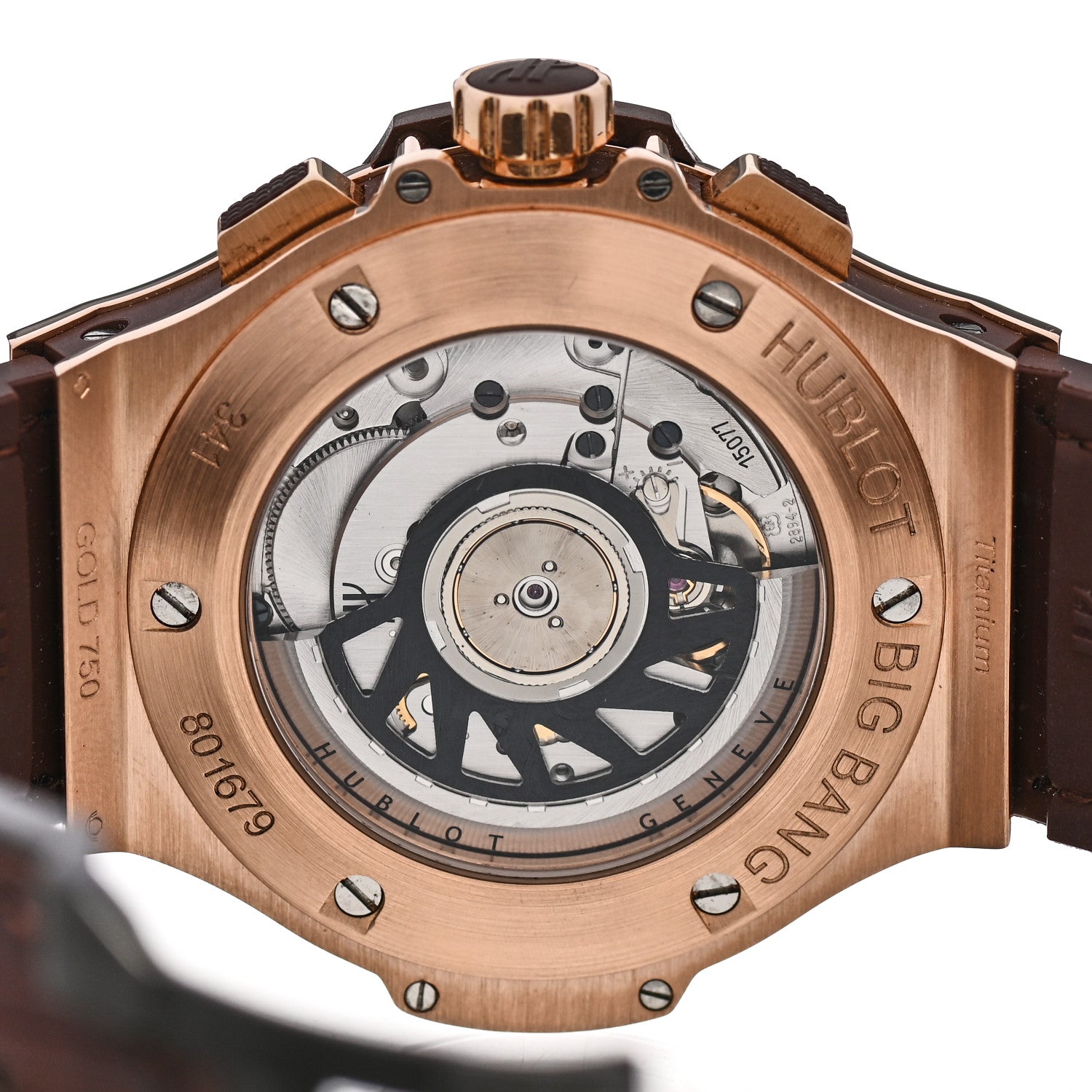 Hublot 18K Rose Gold Alligator Garnet 41mm Big Bang Tutti Frutti Automatic Watch 341.PC.2010.LR.1903 4 of 4