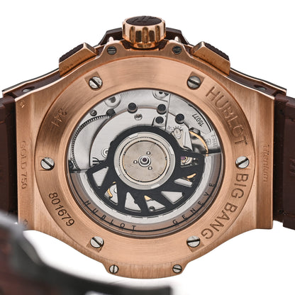 Hublot 18K Rose Gold Alligator Garnet 41mm Big Bang Tutti Frutti Automatic Watch 341.PC.2010.LR.1903 4 of 4