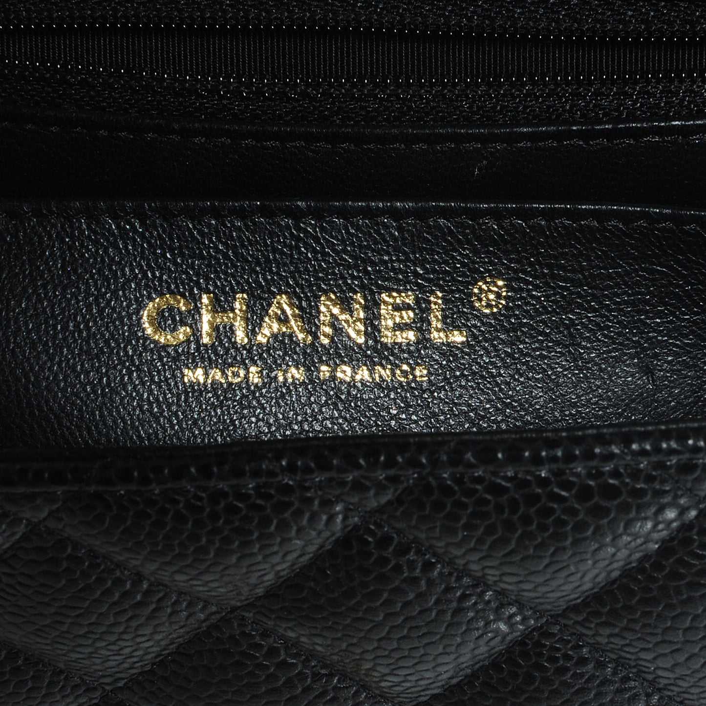 Caviar Quilted Mini Flap Bag Black