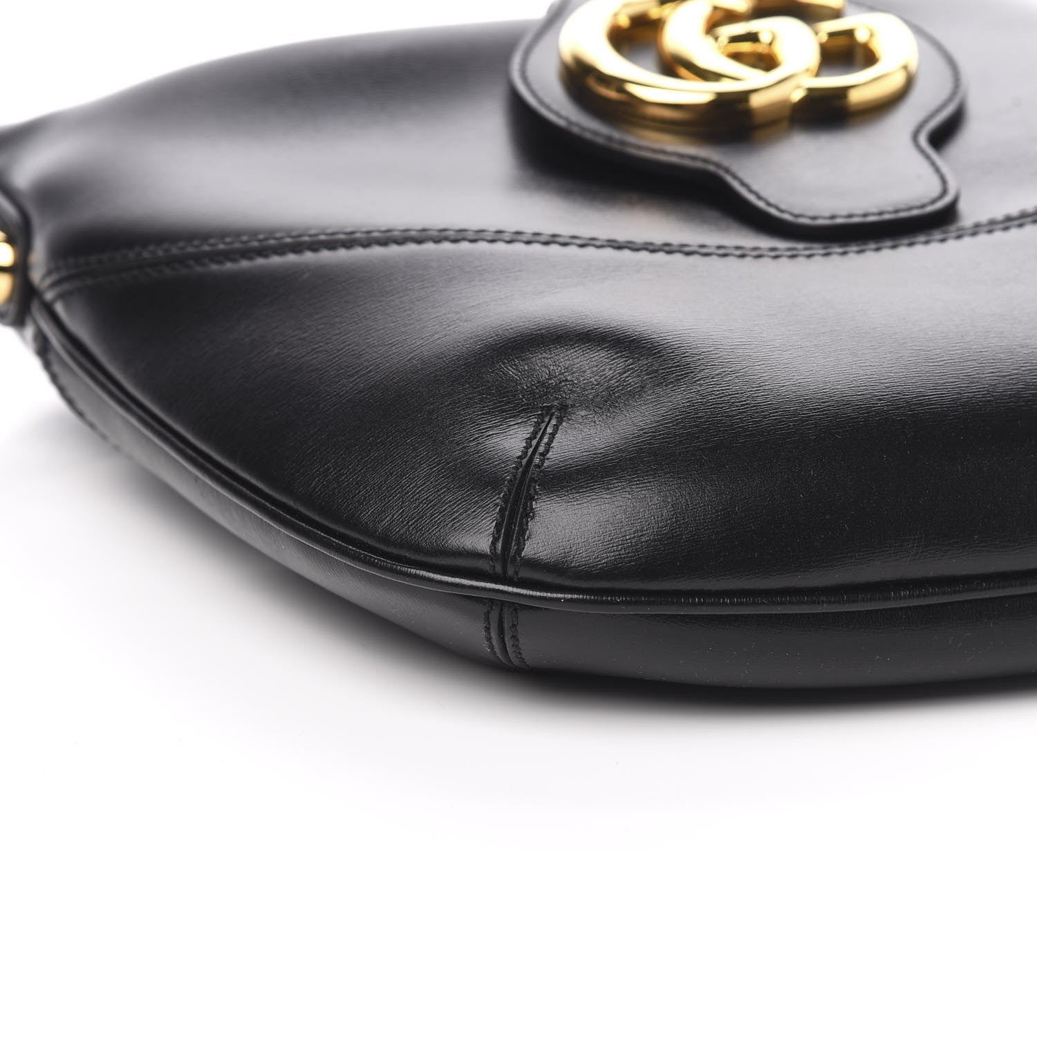 Gucci Calfskin Medium Arli Shoulder Bag Black 8 of 10