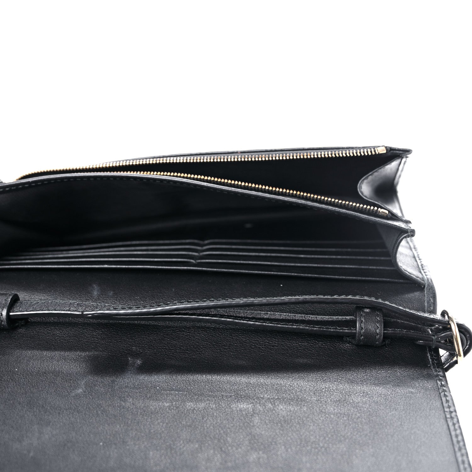 Gucci Microguccissima Crossbody Wallet Black 5 of 11