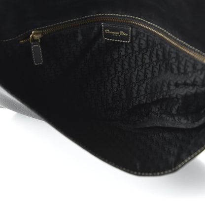 Christian Dior Calfskin Baudrier Saddle Bag Black 5 of 10