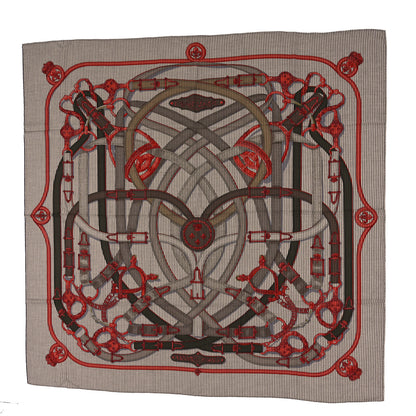 Hermes Cashmere Silk Cavalcadour Shawl 140 1 of 3