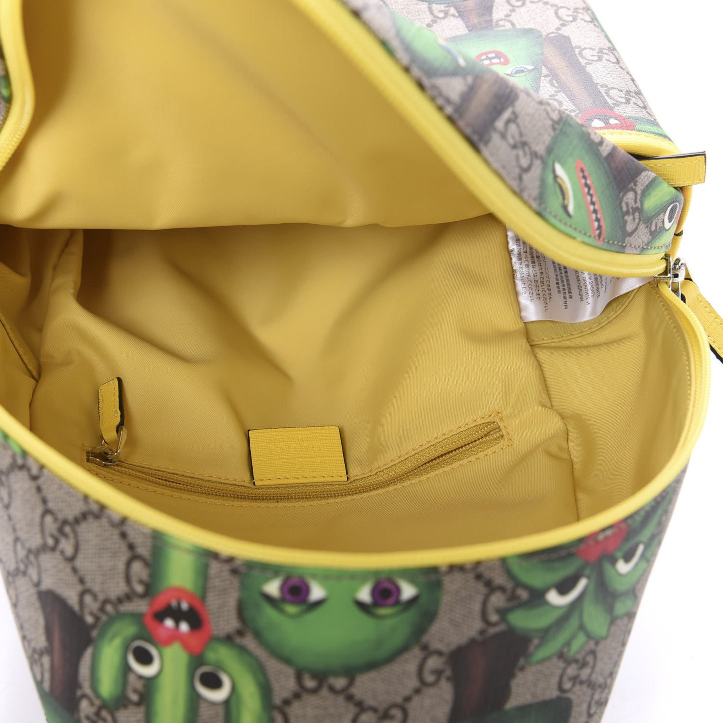 GG Supreme Monogram Smiling Plants Childrens Backpack