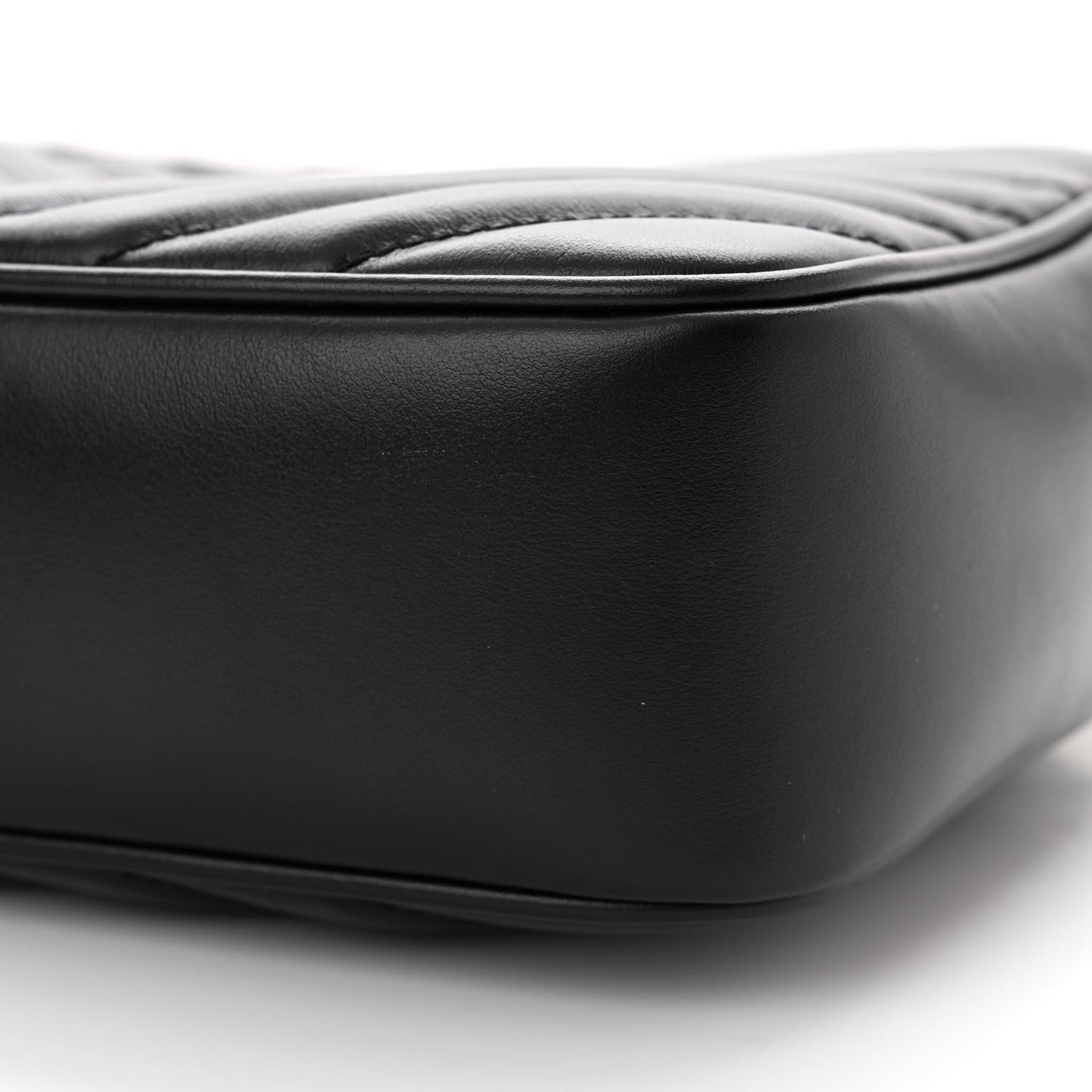 Calfskin Matelasse Monogram Monochrome Lou Camera Bag Black