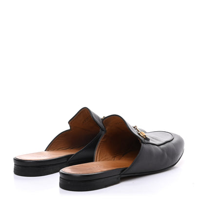 Gucci Calfskin Womens Princetown Slippers 39.5 Black 4 of 13