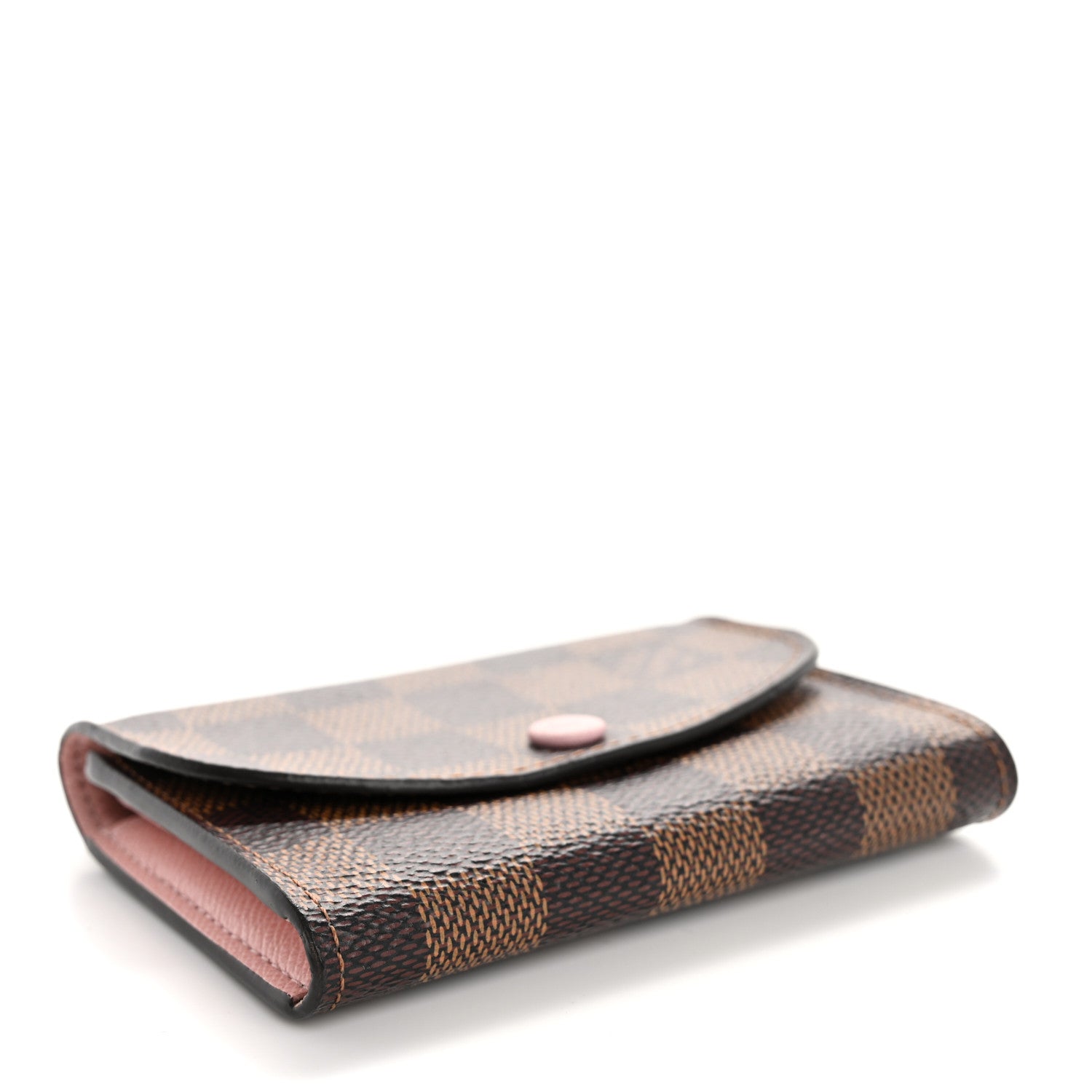 Louis Vuitton Damier Ebene Rosalie Coin Purse Rose Ballerine 3 of 9