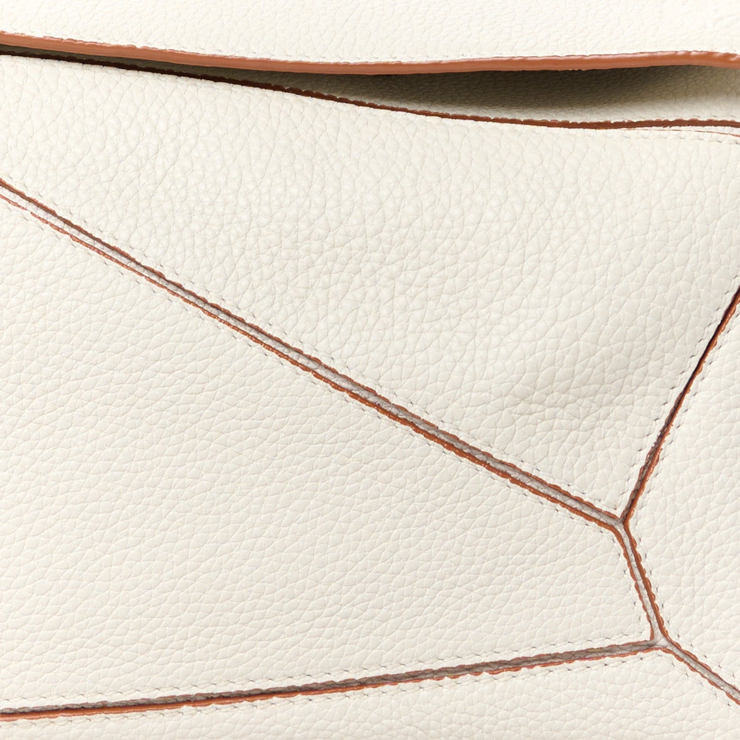 Loewe Calfskin Small Puzzle Bag Ivory 8 of 11