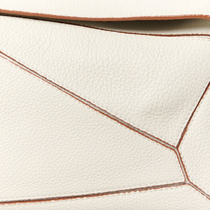 Loewe Calfskin Small Puzzle Bag Ivory 8 of 11