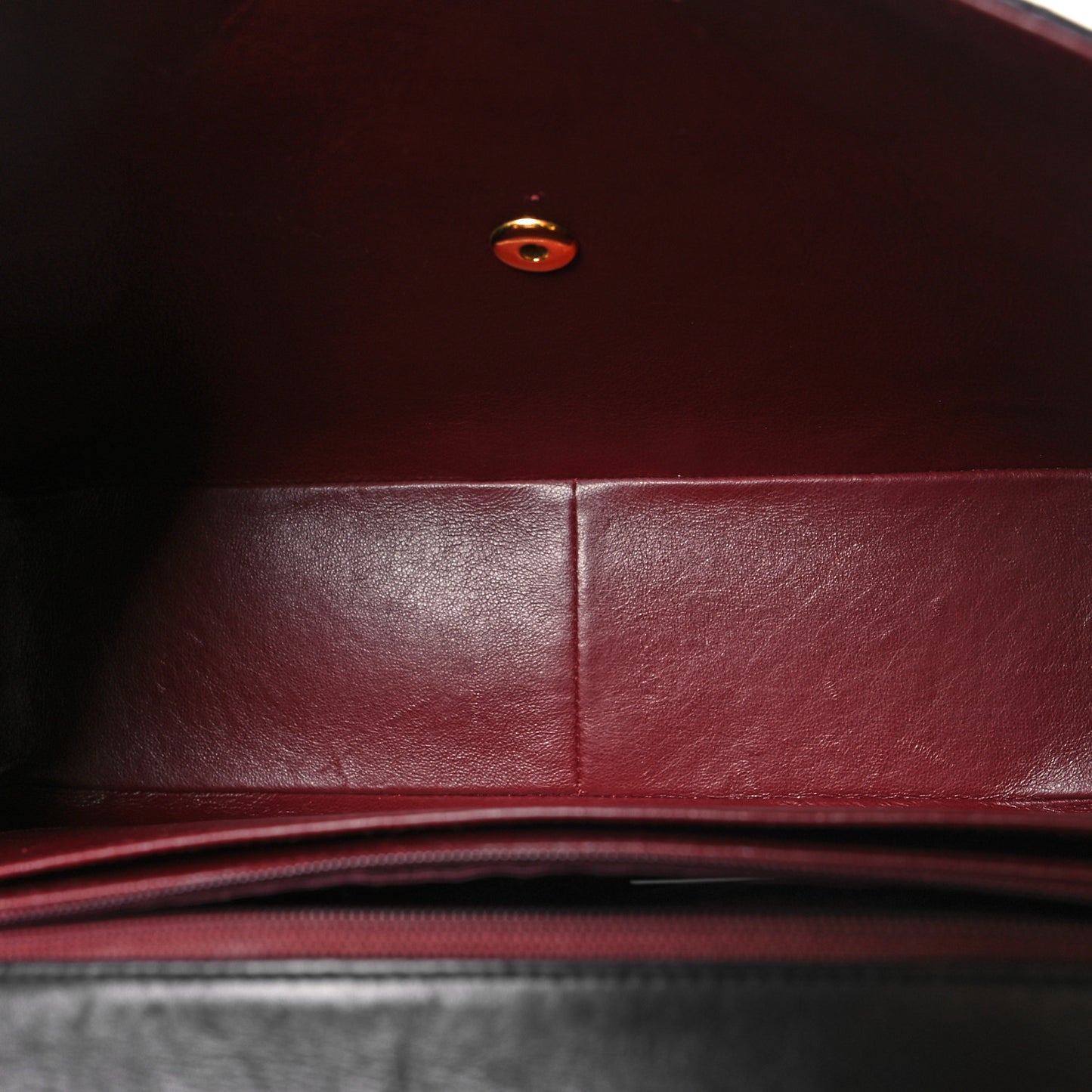 Lambskin Quilted XL Jumbo Single Flap Black