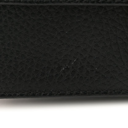 Gucci Dollar Calfskin Interlocking G Chain Wallet Black 11 of 11